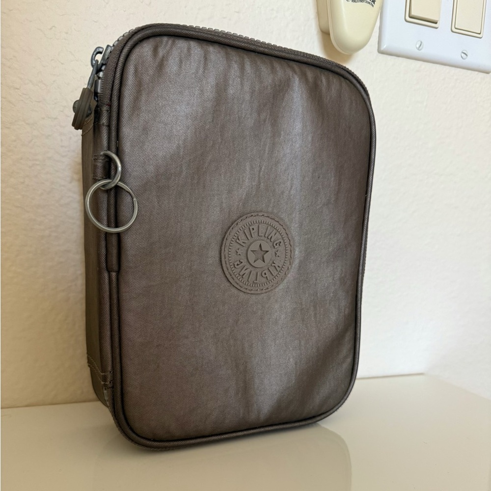 Kipling 100 Pens Case | Taupe Pencil Case